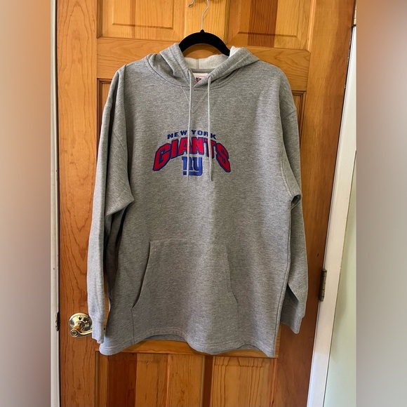 NFL Other - NY Giants Sweatshirt Hoodie Size Large Football NFL Gray Oversized Cozy
